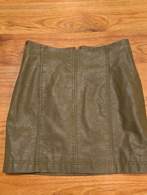 Free People Modern Femme vegan Suede Mini Skirt